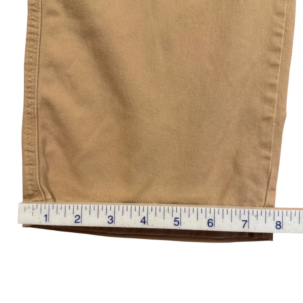 Columbia Mens Utility Khaki Pants Tan Straight‎ Leg Workwear 36x32